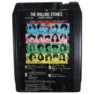 Vintage The Rolling Stones Some Girls 8 Track Cassette Tape